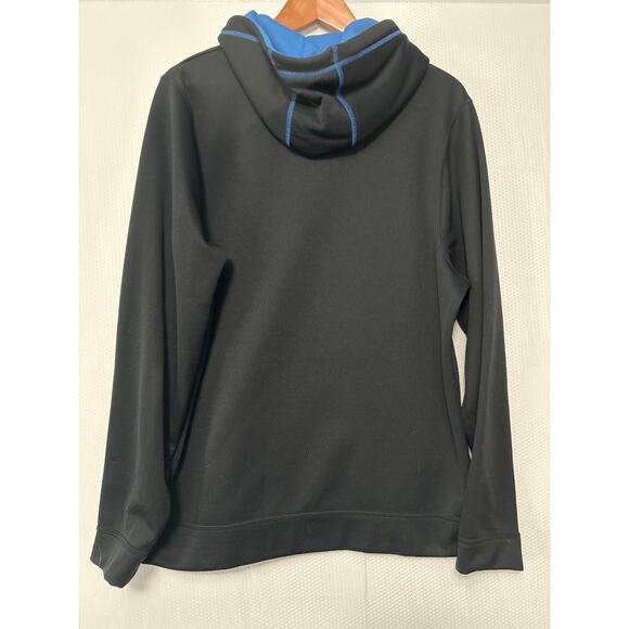 Under Armour Men's Loose Fit Hoodie Black Blue Long Sleeve Sweatshirt Medium - Picture 7 of 9